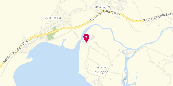 Plan de Camping Golfo Di Sogno, Route De
Cala Rossa, 20137 Porto-Vecchio