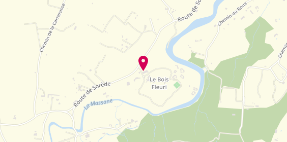 Plan de Le Bois Fleuri, Route de Sorede, 66700 Argelès-sur-Mer