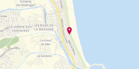 Plan de Argelès vacances, avenue Général de Gaulle, 66700 Argelès-sur-Mer