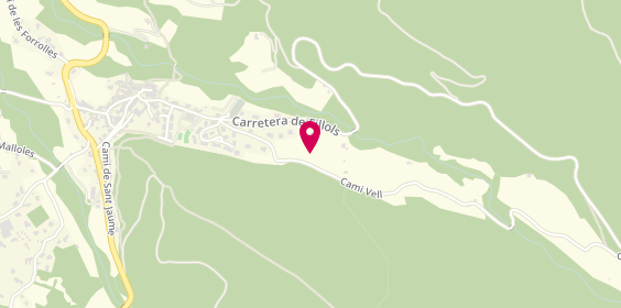 Plan de Camping Las closes - Hébergement au pied du Canigou, Route de Fillols, 66820 Corneilla-de-Conflent