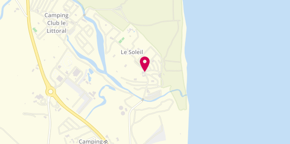 Plan de Camping le Soleil, Route du Littoral, 66702 Argelès-sur-Mer