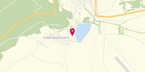 Plan de Camping du Lac Fontclaire, Campsadourny
Route de l'Escale, 11230 Puivert