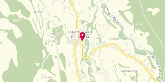 Plan de Camping Les Rives de l'Adour, Route Mongie, 65710 Bagnères-de-Bigorre