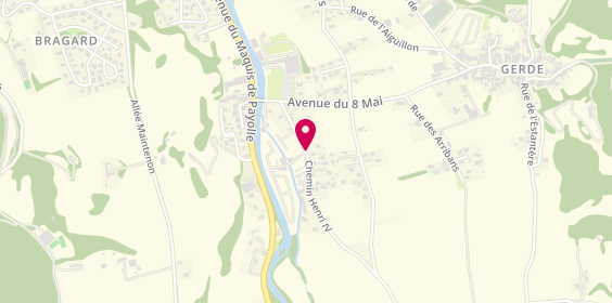 Plan de Camping de l'Adour, 10 chemin Henri Iv, 65200 Gerde