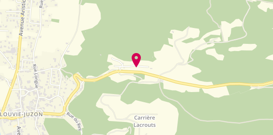 Plan de Camping le Rey en vallée d'Ossau, 1 Route de Lourdes, 64260 Louvie-Juzon