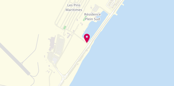 Plan de Camping Caravaning Les Pins Martimes, 1633 Boulevard Marine, 83400 Hyères