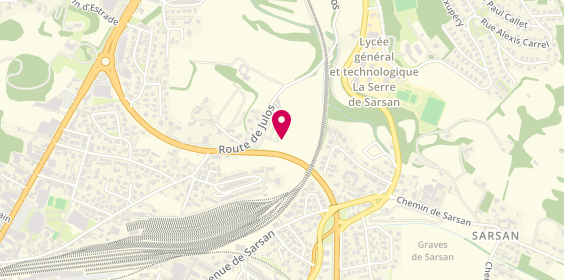 Plan de Camping le Vieux Berger, 2 Route de Julos, 65100 Lourdes