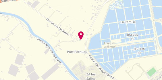 Plan de Camping Hyères Port Pothuau | Camping Var, 101 chemin des Ourlèdes, 83400 Hyères