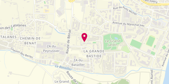 Plan de Camping les citronniers, avenue de la Grande Bastide, 83980 Le Lavandou