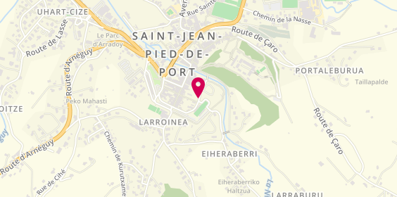 Plan de Camping Municipal Plaza Berri, 5 avenue du Fronton, 64220 Saint-Jean-Pied-de-Port