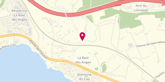 Plan de La Baie des Anges Camping-village Homair, Chemin Plaines Baronnes, 13600 La Ciotat