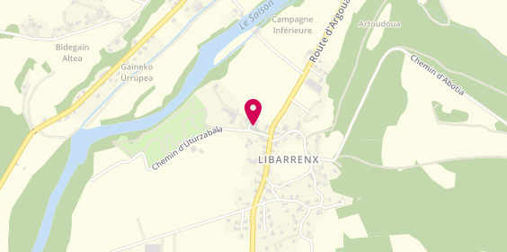 Plan de Camping Uhaitza le Saison, D 918 Hameau Libarrenx, 64130 Gotein-Libarrenx