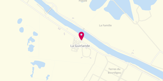 Plan de Capfun Camping Hamacs AUX HAMACS, Lieu-Dit Guirlande, 11560 Fleury D'aude