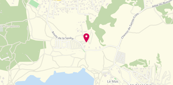 Plan de Camping la Source la Couronne, Route de la Saulce, 13500 Martigues