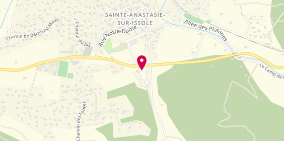 Plan de Camping la Vidaresse, Route Départementale 15
1024 la Vidaresse, 83136 Sainte-Anastasie-sur-Issole