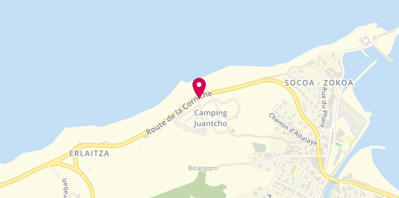 Plan de Camping Juantcho, 875 Route de la Corniche D912, 64122 Urrugne