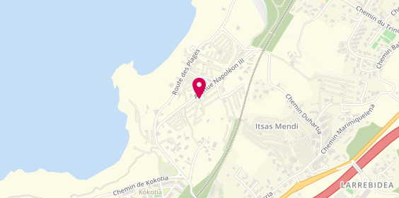 Plan de Arena Camping Pays Basque, Quartier Acotz
avenue Napoléon Iii, 64500 Saint-Jean-de-Luz