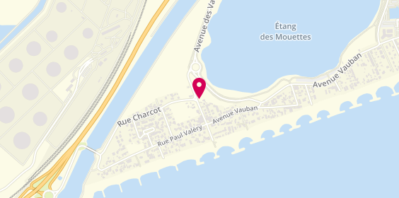 Plan de La Lagune, 10 avenue des Vacances, 34110 Frontignan