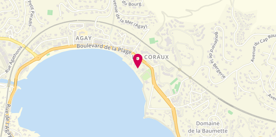 Plan de Camping Agay Soleil, 1152 Boulevard de la Plage
Route Départementale 559, 83700 Saint-Raphaël