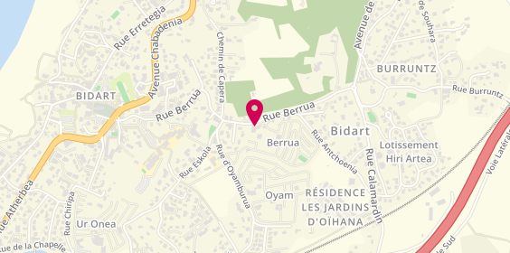Plan de Yelloh! Village Domaine Berrua | Camping Bidart | Camping Pays basque, 570 Rue Berrua, 64210 Bidart