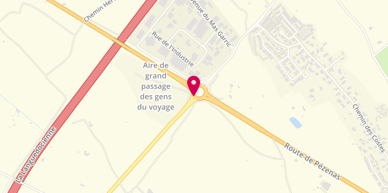 Plan de GIRARD Dominique, Route Marseillan, 34140 Mèze