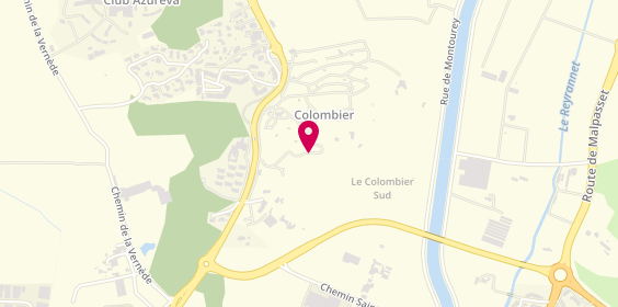 Plan de Camping Fréjus 5 étoiles - le Domaine du Colombier, 1052 Rue des Combattants d'Afrique du N, 83600 Fréjus