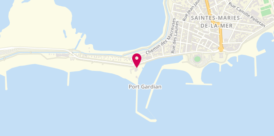 Plan de Port Gardian - le port de la Camargue - Port de plaisance, avenue Théodore Aubanel, 13460 Saintes-Maries-de-la-Mer