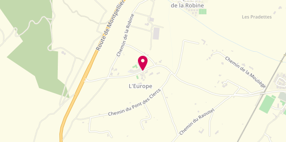 Plan de Camping de l'Europe, Chemin Departemental 114 E3 31 Route Frontignan, 34110 Vic-la-Gardiole