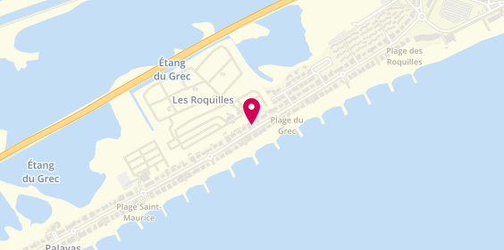 Plan de Camping Les Roquilles, 267 Bis avenue Saint-Maurice, 34250 Palavas-les-Flots