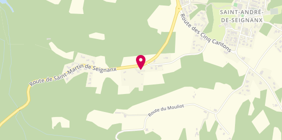 Plan de Camping le Ruisseau, 509 Route de Saint-Martin de Seignanx, 40390 Saint-André-de-Seignanx