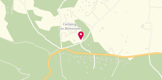 Plan de Camping Les Blimouses, Quartier Les Blimouses
1776 Route Departementale 225, 83830 Callas