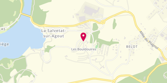 Plan de Snack des Bouildouires, Les Bouldouïres, 34330 La Salvetat-sur-Agout