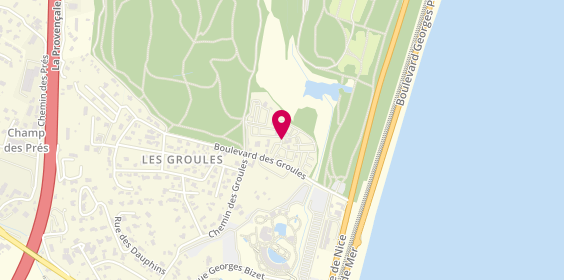 Plan de Camping la Vieille Ferme, 296 Boulevard des Groules, 06270 Villeneuve-Loubet