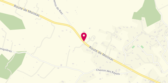 Plan de Camping Saint Lazare, Quartier Saint Lazare
1124 Route de Moissac D9, 83630 Aups