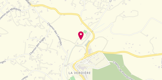 Plan de Camping de la Verdière | Camping avec piscine | Les Gorges du Verdon, 345 Route de Manosque, 83560 La Verdière