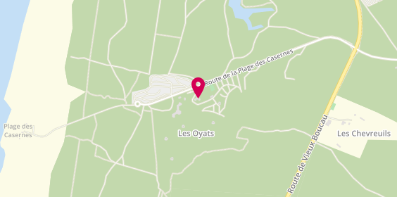Plan de Les Oyats - Camping Siblu, Route de la Plage des Casernes, 40510 Seignosse