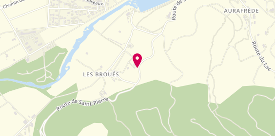 Plan de Camping Paradis la Pinède, Route de Saint-Pierre, 04800 Gréoux-les-Bains