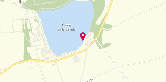 Plan de Ste du Camping de l'Etang, Etang de la Bonde
Quartier Les Figuieres, 84240 Cabrières-d'Aigues