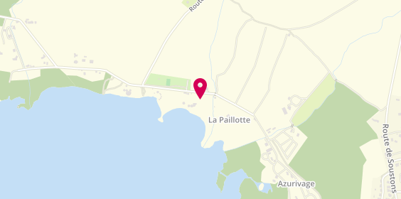 Plan de Camping Capfun Paillotte, 66 Route des Campings, 40140 Azur