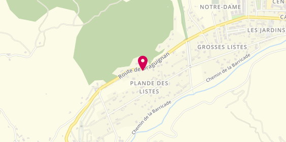 Plan de Camping des Lavandes, Route Gorges du Verdon, 04120 Castellane