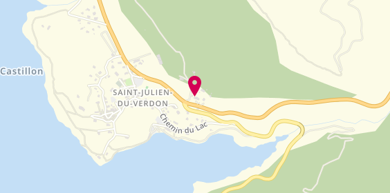 Plan de Camping du Lac, Route Nice, 04170 Saint-Julien-du-Verdon