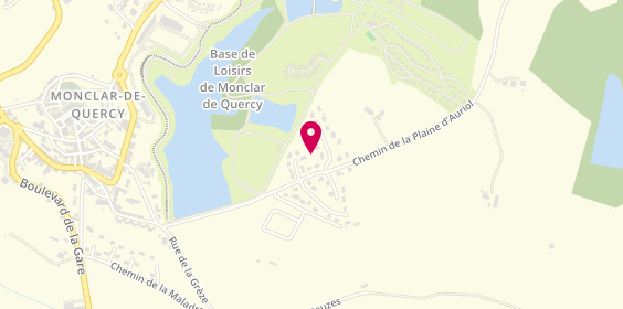 Plan de Camping Municipal des Lacs, Base de Loisirs des Lacs, 82230 Monclar-de-Quercy