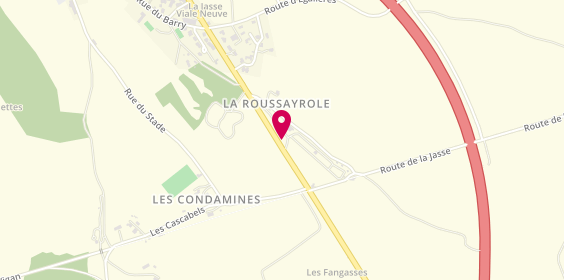 Plan de Au Tour de l'Aveyron, Rue la Roussayrole D809, 12230 L'Hospitalet-du-Larzac