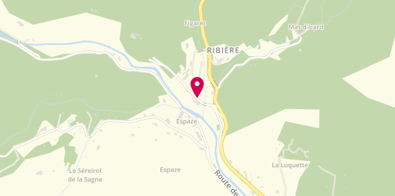 Plan de Camping du Figaret, Route de Lasalle, 30170 Saint-Hippolyte-du-Fort