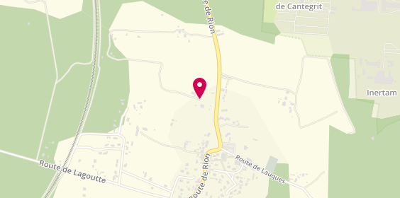 Plan de Camping le Clavé, 860 Route de Rion, 40110 Morcenx-la-Nouvelle