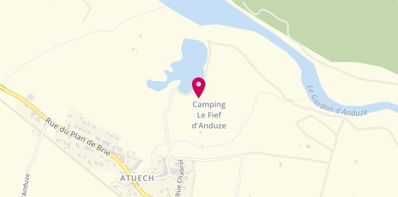 Plan de Camping le fief d'Anduze, 195 chemin du Plan d'Eau, 30140 Massillargues-Attuech