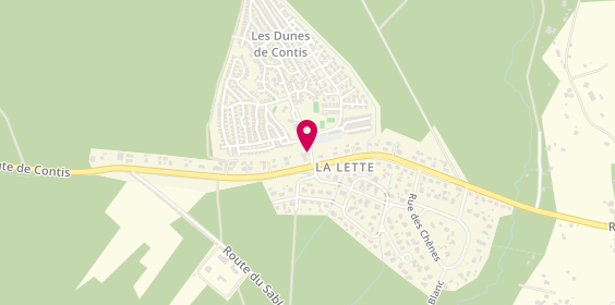 Plan de Siblu France, Camping Municipal de la Lette Fleurie
2530 Route de Contis, 40170 Saint-Julien-en-Born