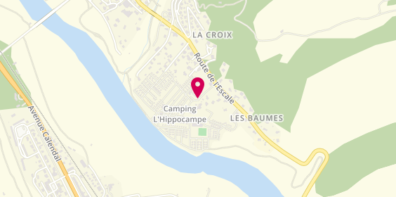 Plan de Camping Sunêlia l'Hippocampe, 7 Rue de la Durance, 04290 Volonne