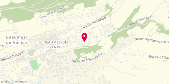 Plan de Camping Municipal de Roquefiguier, 120 chemin des Moulins, 84190 Beaumes-de-Venise