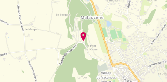 Plan de Camping le Bosquet, Route de Suzette, 84340 Malaucène